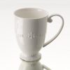 Ce mug Margaux est très élégant avec son style classique charme. Le plus: il passe au lave vaisselle et au micro ondes. Marque Amadeus